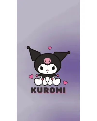Чехол для Huawei с картинкой «Kuromi — фиолетовый арт»