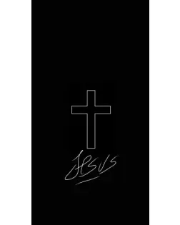 Чехол для Huawei с картинкой «Графический крест Jesus»