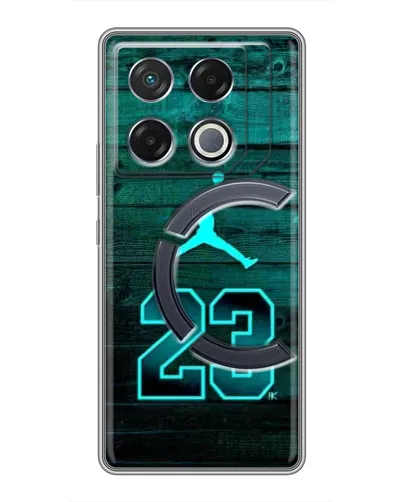 Чехол для Infinix GT 20 Pro с картинкой «Jordan Cyan 23» Чехол для Infinix GT 20 Pro с картинкой «Jordan Cyan 23»