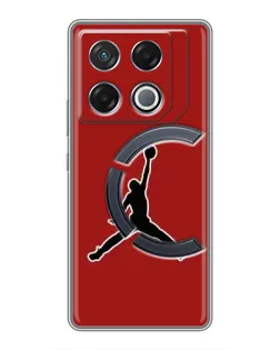 Чехол для Infinix GT 20 Pro с картинкой «Jordan Red Back» Чехол для Infinix GT 20 Pro с картинкой «Jordan Red Back»
