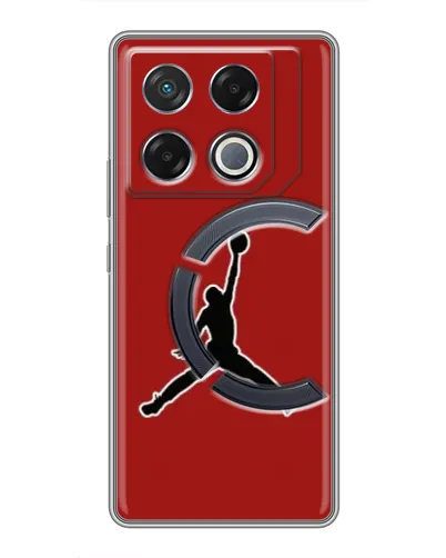 Чехол для Infinix GT 20 Pro с картинкой «Jordan Red Back» Чехол для Infinix GT 20 Pro с картинкой «Jordan Red Back»