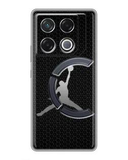 Чехол для Infinix GT 20 Pro с картинкой «Jordan Dark Carbon» Чехол для Infinix GT 20 Pro с картинкой «Jordan Dark Carbon»