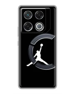 Чехол для Infinix GT 20 Pro с картинкой «Jordan Silhouette» Чехол для Infinix GT 20 Pro с картинкой «Jordan Silhouette»