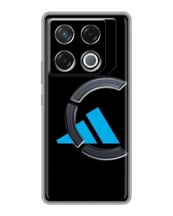 Чехол для Infinix GT 20 Pro с картинкой «Adidas Cyan Logo» Чехол для Infinix GT 20 Pro с картинкой «Adidas Cyan Logo»
