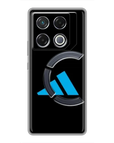 Чехол для Infinix GT 20 Pro с картинкой «Adidas Cyan Logo» Чехол для Infinix GT 20 Pro с картинкой «Adidas Cyan Logo»