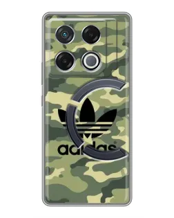 Чехол для Infinix GT 20 Pro с картинкой «Милитари стиль Adidas» Чехол для Infinix GT 20 Pro с картинкой «Милитари стиль Adidas»