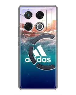 Чехол для Infinix GT 20 Pro с картинкой «Океанская глубина адидас» Чехол для Infinix GT 20 Pro с картинкой «Океанская глубина адидас»