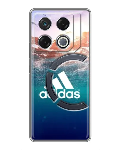 Чехол для Infinix GT 20 Pro с картинкой «Океанская глубина адидас» Чехол для Infinix GT 20 Pro с картинкой «Океанская глубина адидас»