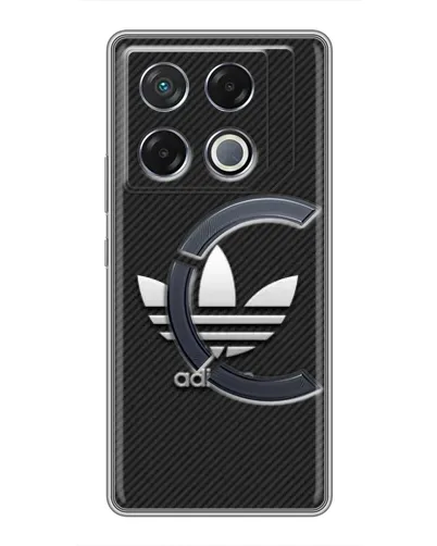 Чехол для Infinix GT 20 Pro с картинкой «Adidas Карбоновая текстура» Чехол для Infinix GT 20 Pro с картинкой «Adidas Карбоновая текстура»