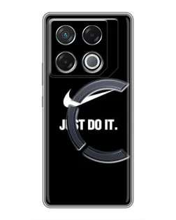 Чехол для Infinix GT 20 Pro с картинкой «Классический принт Nike» Чехол для Infinix GT 20 Pro с картинкой «Классический принт Nike»