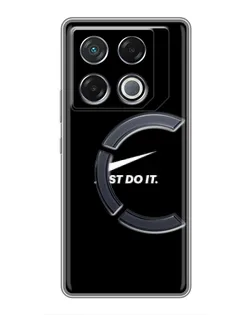 Чехол для Infinix GT 20 Pro с картинкой «Минимализм от Nike» Чехол для Infinix GT 20 Pro с картинкой «Минимализм от Nike»