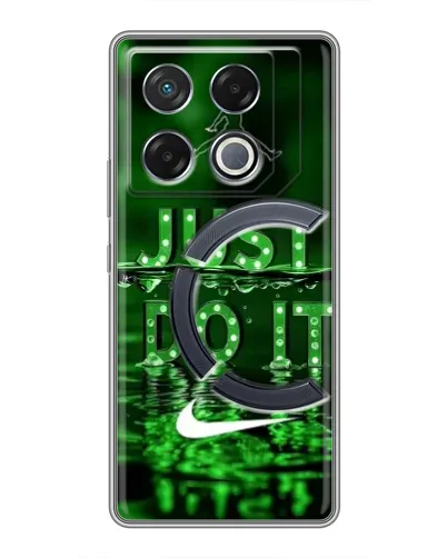 Чехол для Infinix GT 20 Pro с картинкой «Зеленый неоновый Nike»