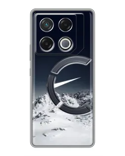 Чехол для Infinix GT 20 Pro с картинкой «Nike — зимние горы» Чехол для Infinix GT 20 Pro с картинкой «Nike — зимние горы»