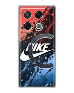 Чехол для Infinix GT 20 Pro с картинкой «Градиентный принт Найк» Чехол для Infinix GT 20 Pro с картинкой «Градиентный принт Найк»
