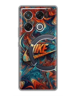 Чехол для Infinix GT 20 Pro с картинкой «Nike в абстракции» Чехол для Infinix GT 20 Pro с картинкой «Nike в абстракции»