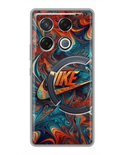 Чехол для Infinix GT 20 Pro с картинкой «Nike в абстракции»