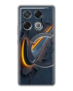 Чехол для Infinix GT 20 Pro с картинкой «Объемный логотип Найк» Чехол для Infinix GT 20 Pro с картинкой «Объемный логотип Найк»