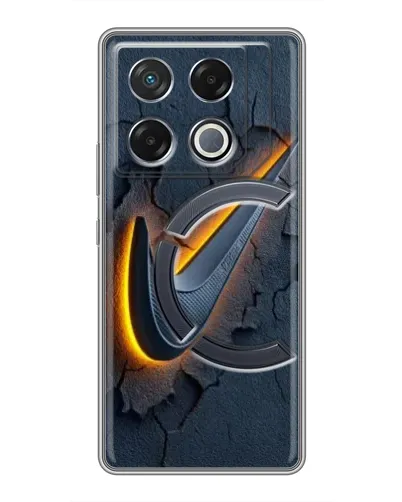 Чехол для Infinix GT 20 Pro с картинкой «Объемный логотип Найк»