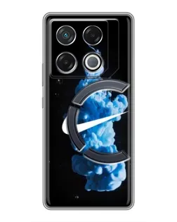 Чехол для Infinix GT 20 Pro с картинкой «Nike и синий дым» Чехол для Infinix GT 20 Pro с картинкой «Nike и синий дым»