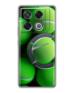 Чехол для Infinix GT 20 Pro с картинкой «Теннисные мячи Найк» Чехол для Infinix GT 20 Pro с картинкой «Теннисные мячи Найк»