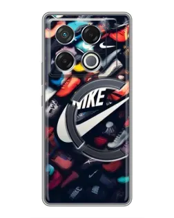 Чехол для Infinix GT 20 Pro с картинкой «Коллекция кроссовок Nike» Чехол для Infinix GT 20 Pro с картинкой «Коллекция кроссовок Nike»