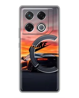 Чехол для Infinix GT 20 Pro с картинкой «Nike и суперкар» Чехол для Infinix GT 20 Pro с картинкой «Nike и суперкар»