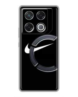 Чехол для Infinix GT 20 Pro с картинкой «Минималистический Найк» Чехол для Infinix GT 20 Pro с картинкой «Минималистический Найк»