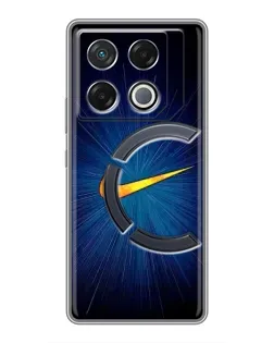 Чехол для Infinix GT 20 Pro с картинкой «Синий пульс Nike» Чехол для Infinix GT 20 Pro с картинкой «Синий пульс Nike»