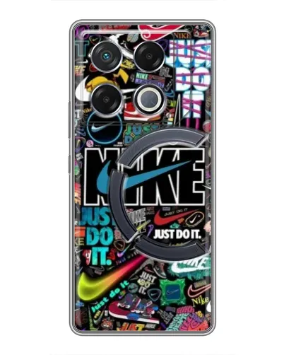 Чехол для Infinix GT 20 Pro с картинкой «Яркий коллаж Nike» Чехол для Infinix GT 20 Pro с картинкой «Яркий коллаж Nike»