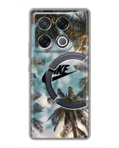 Чехол для Infinix GT 20 Pro с картинкой «Тропический принт Nike» Чехол для Infinix GT 20 Pro с картинкой «Тропический принт Nike»