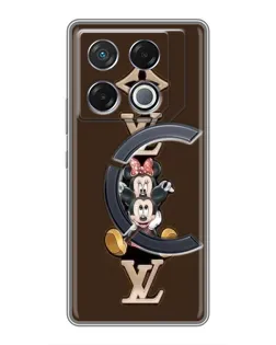 Чехол для Infinix GT 20 Pro с картинкой «LV и Микки Маус»