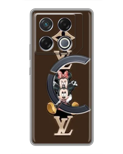 Чехол для Infinix GT 20 Pro с картинкой «LV и Микки Маус»