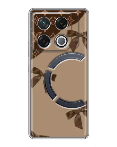 Чехол для Infinix GT 20 Pro с картинкой «LV — кофейный атлас»