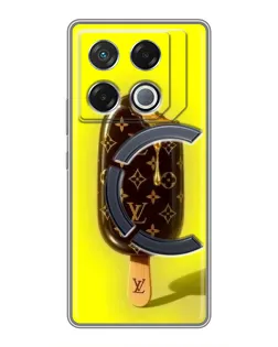 Чехол для Infinix GT 20 Pro с картинкой «Мороженое от LV»