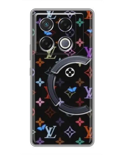 Чехол для Infinix GT 20 Pro с картинкой «Цветная монограмма LV»