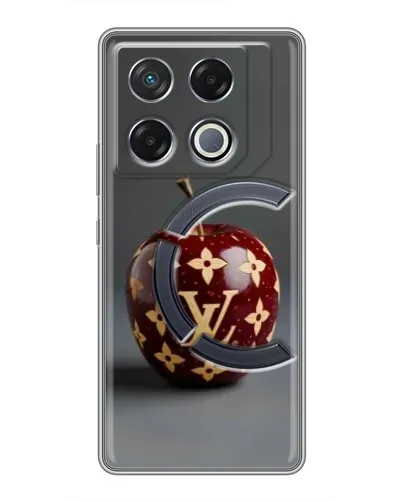 Чехол для Infinix GT 20 Pro с картинкой «Красное яблоко LV»