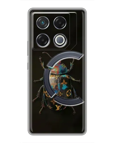 Чехол для Infinix GT 20 Pro с картинкой «LV — мраморный принт»