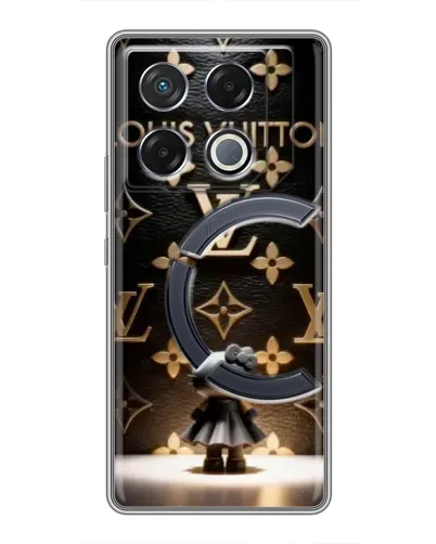 Чехол для Infinix GT 20 Pro с картинкой «Монограмма с фигурой»