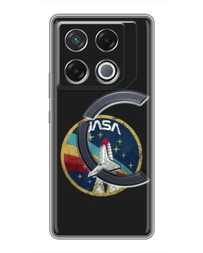 Чехол для Infinix GT 20 Pro с картинкой «NASA — эмблема миссии» Чехол для Infinix GT 20 Pro с картинкой «NASA — эмблема миссии»