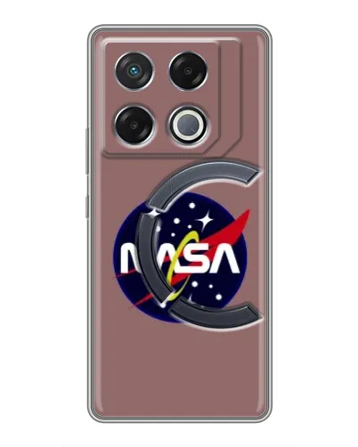 Чехол для Infinix GT 20 Pro с картинкой «NASA — ретро космос» Чехол для Infinix GT 20 Pro с картинкой «NASA — ретро космос»