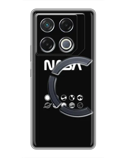 Чехол для Infinix GT 20 Pro с картинкой «NASA — технический принт» Чехол для Infinix GT 20 Pro с картинкой «NASA — технический принт»