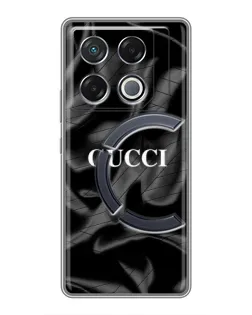 Чехол для Infinix GT 20 Pro с картинкой «Gucci — шелковые волны»