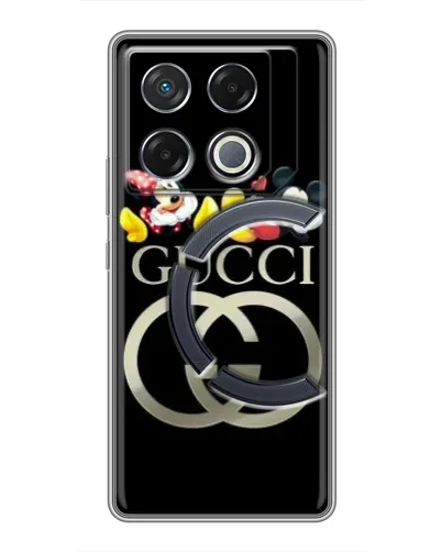 Чехол для Infinix GT 20 Pro с картинкой «Gucci — герои Disney»