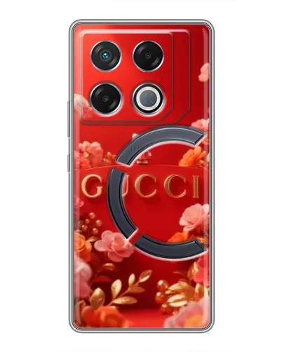 Чехол для Infinix GT 20 Pro с картинкой «Gucci — золотой сад»