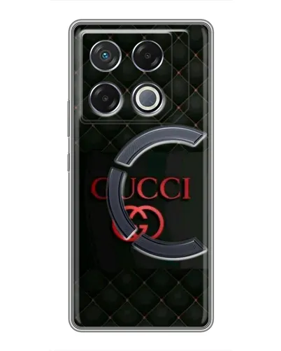 Чехол для Infinix GT 20 Pro с картинкой «Gucci — стеганый черный»