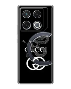 Чехол для Infinix GT 20 Pro с картинкой «Gucci — серебряная змея»