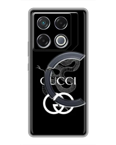 Чехол для Infinix GT 20 Pro с картинкой «Gucci — серебряная змея»