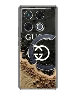 Чехол для Infinix GT 20 Pro с картинкой «Gucci — песчаные дюны»