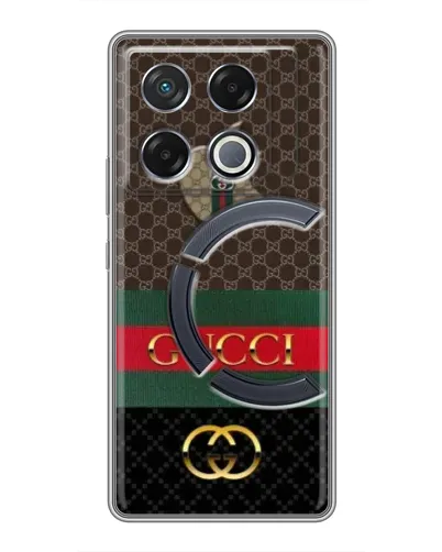 Чехол для Infinix GT 20 Pro с картинкой «Gucci — брендированный десерт»