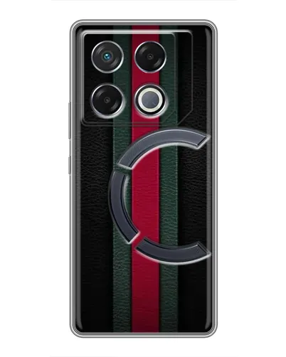 Чехол для Infinix GT 20 Pro с картинкой «Gucci — неоновая линия»